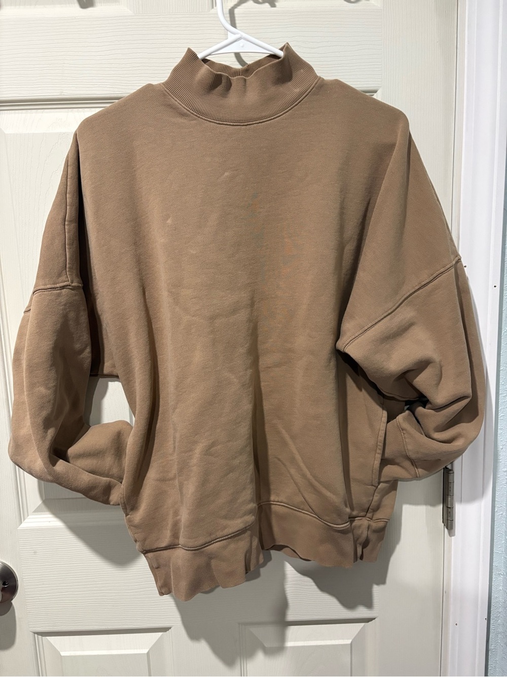 TNA Aritzia Cozy fleece Mega Mock Sweatshirt